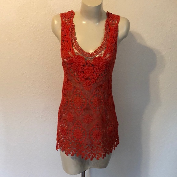 Anthropologie crochet tank top - Picture 2 of 6